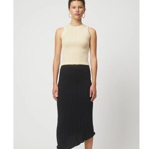 Atelier Delphine Boucle Tank Wool Cotton Chunky Knit